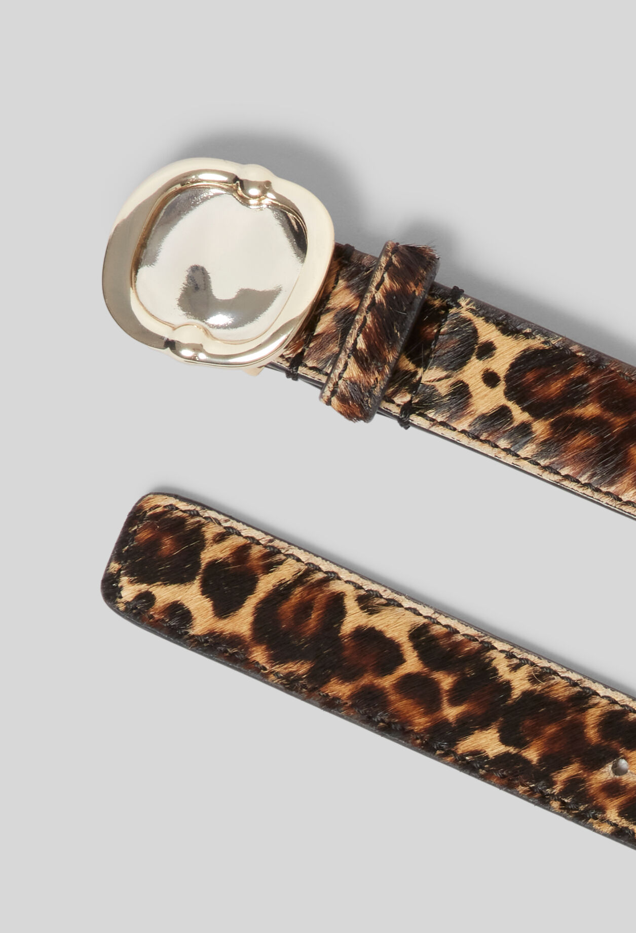 Cinturón piel leopardo