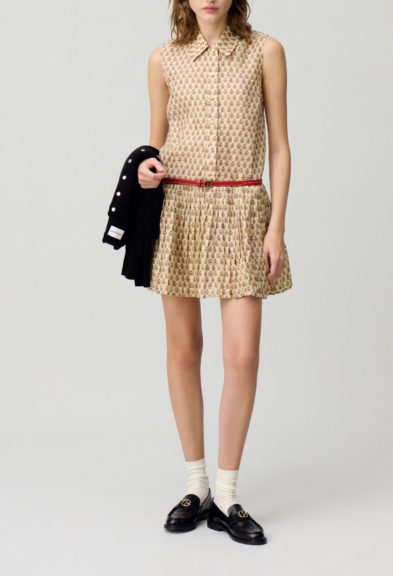 Vestido corto estampado