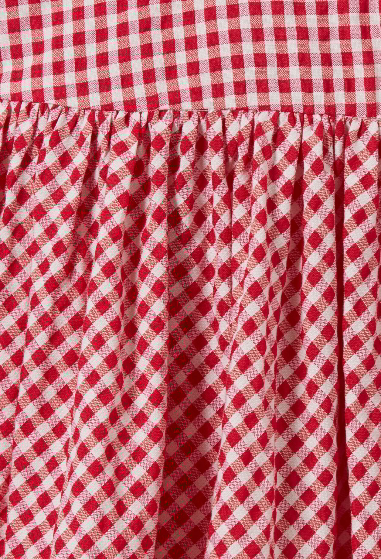 Falda corta de cuadros vichy