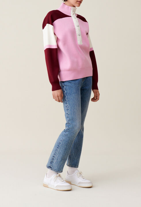Sudadera cuello camionero