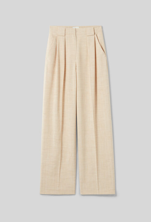 Pantalón ancho de talle alto