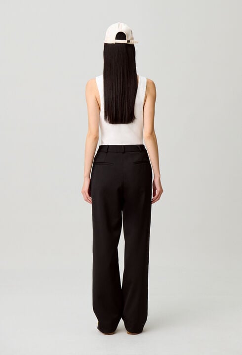 Pantal&oacute;n de traje recto