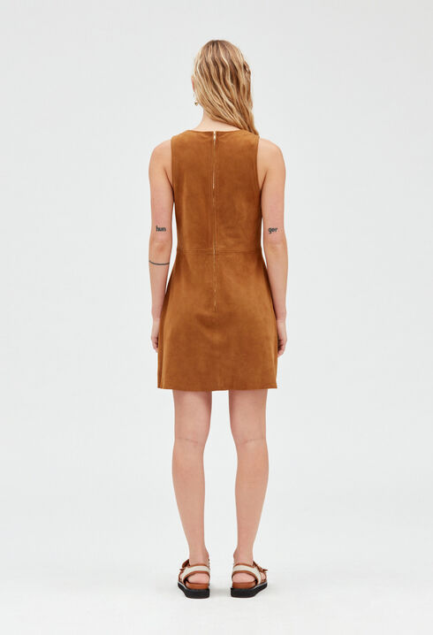 Vestido de ante