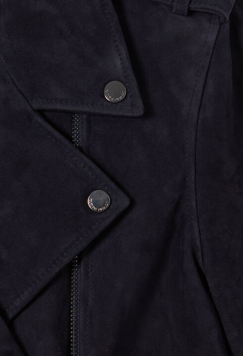 Chaqueta biker de ante