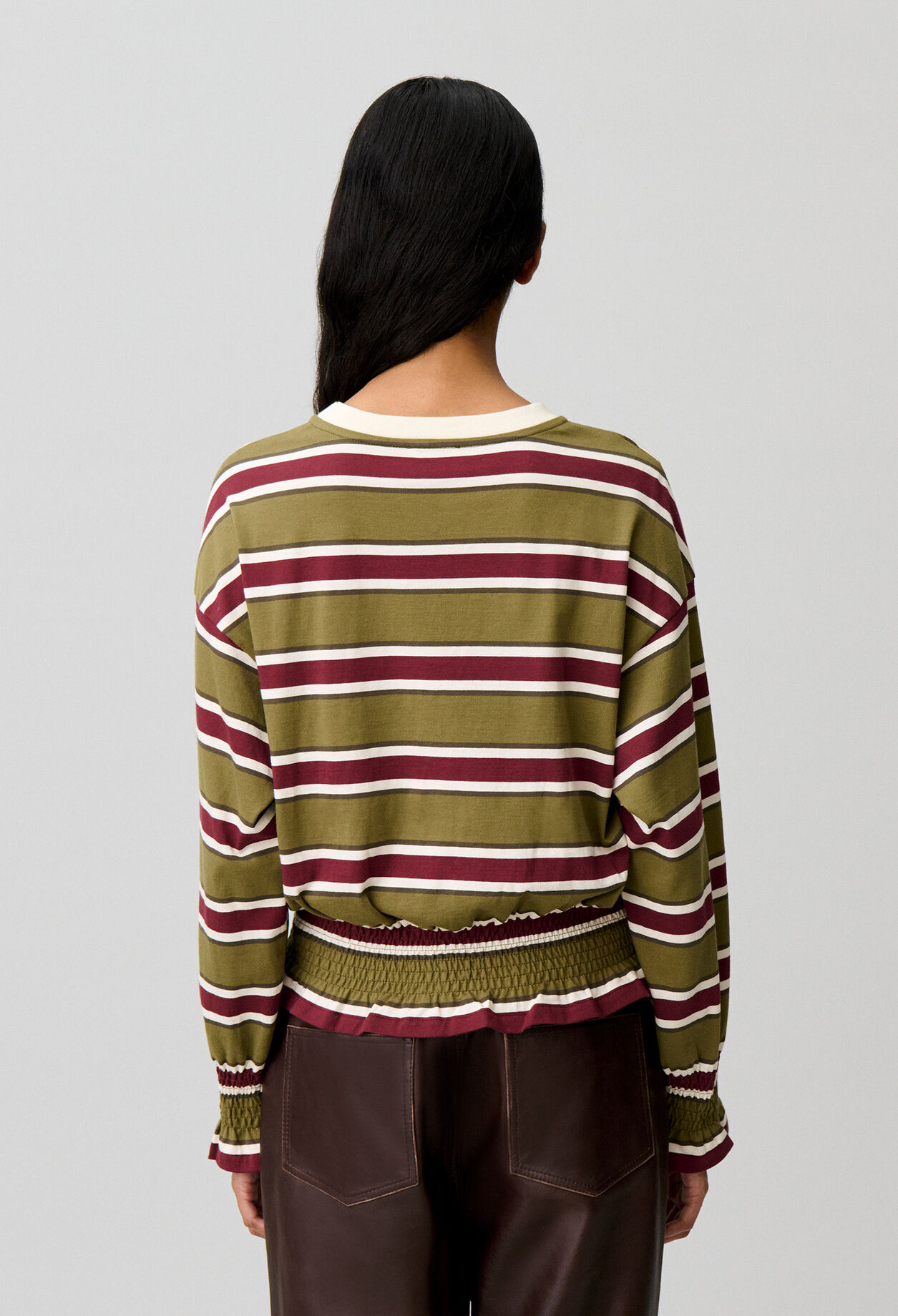 Camiseta manga larga cuello redondo