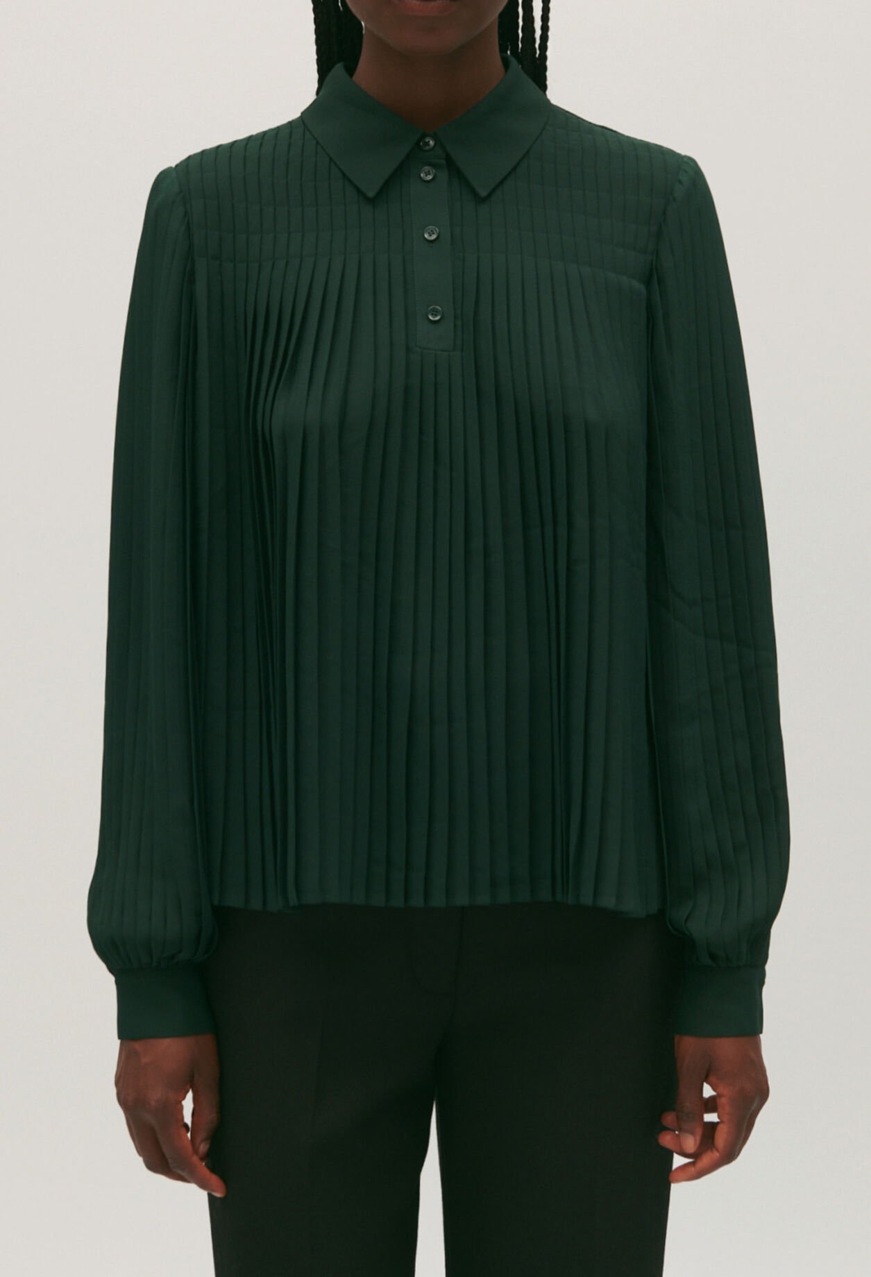 Camisa plisada