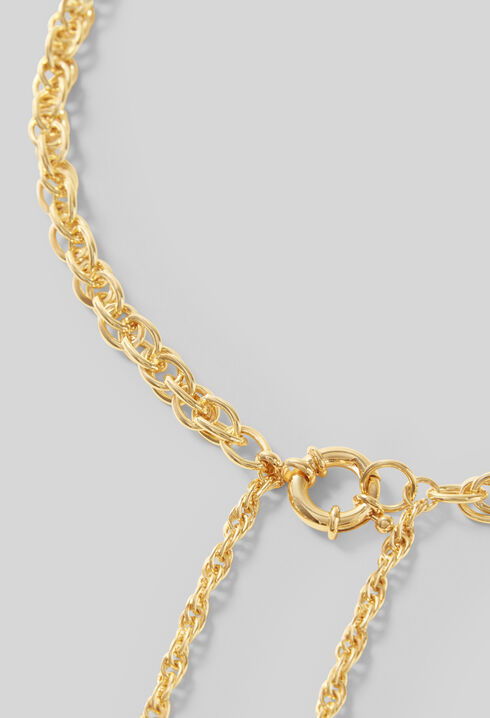 Collar doble cadena perla
