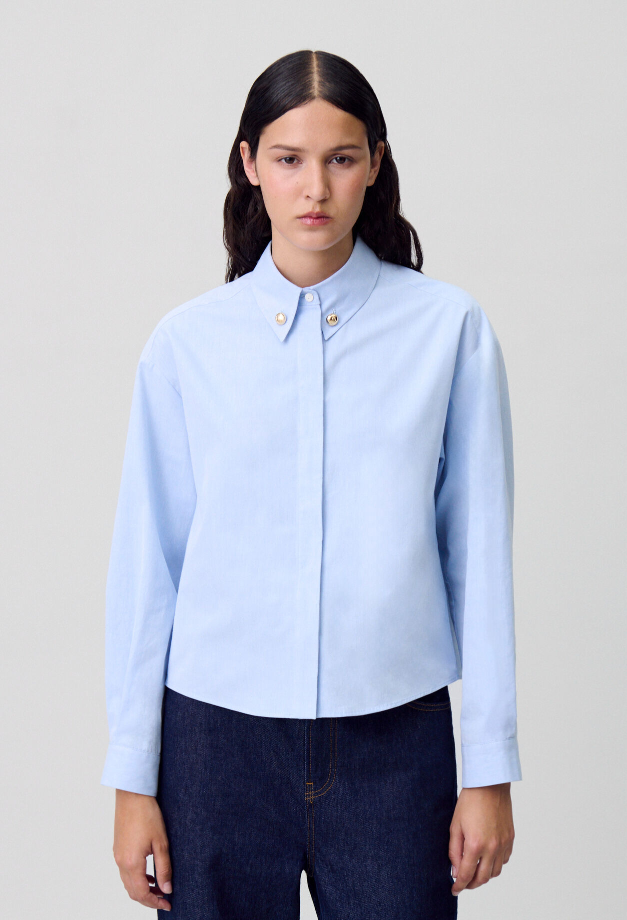 Camisa de corte cuadrado