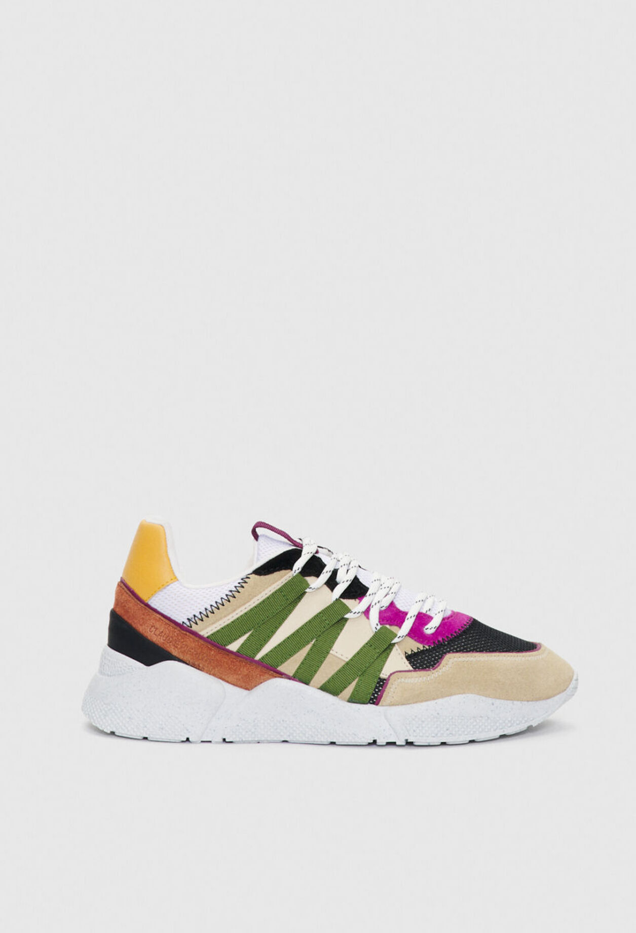 Sneakers gráficas de cuero