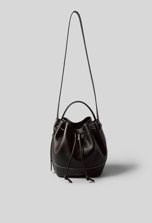 Bolso de cuero tipo saco