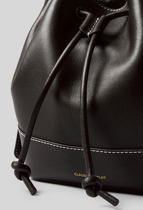 Bolso de cuero tipo saco