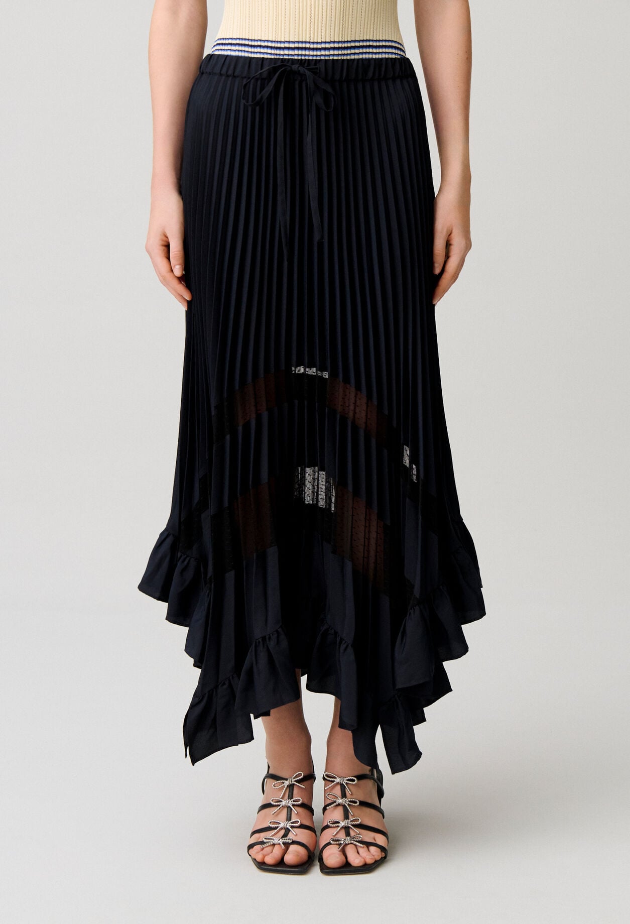 Falda midi