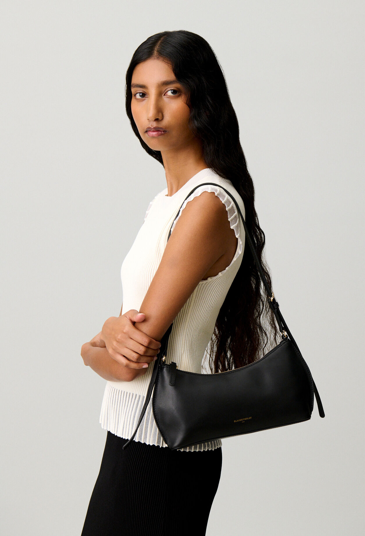 Bolso de piel lisa flexible