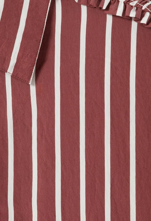 Camisa oversize de rayas