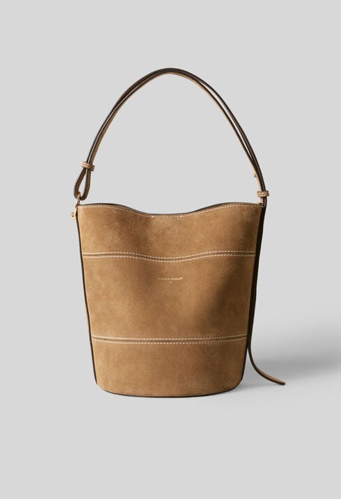 Bolso de ante Solveig tipo cubo