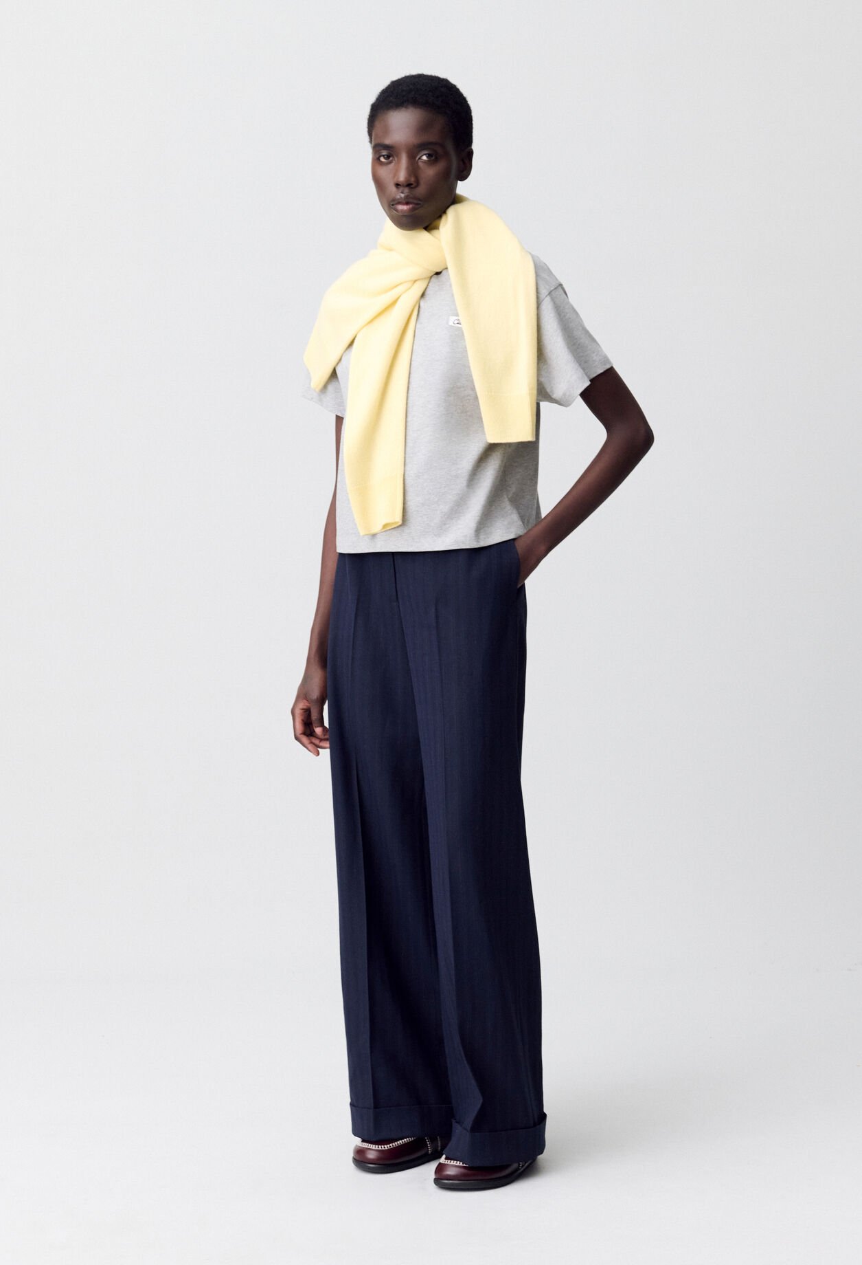 Pantalón de traje recto