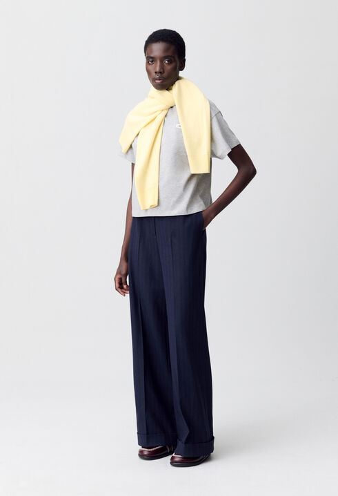 Pantalón de traje recto