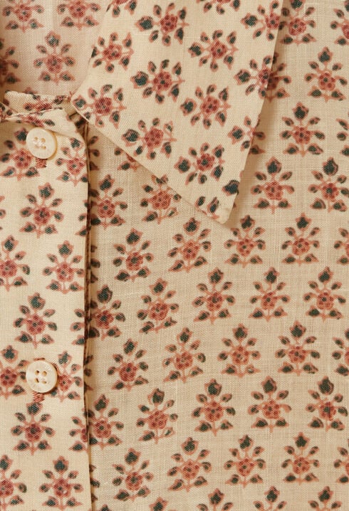 Vestido corto estampado