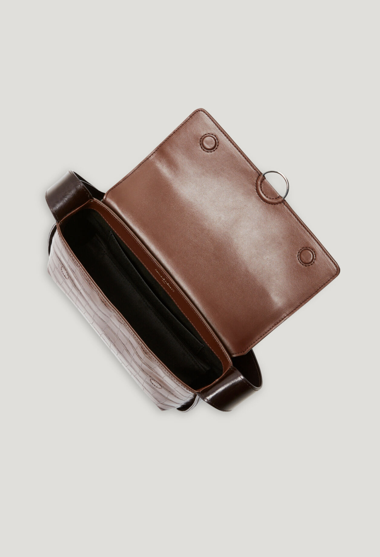 Bolso marrón bicolor Alix