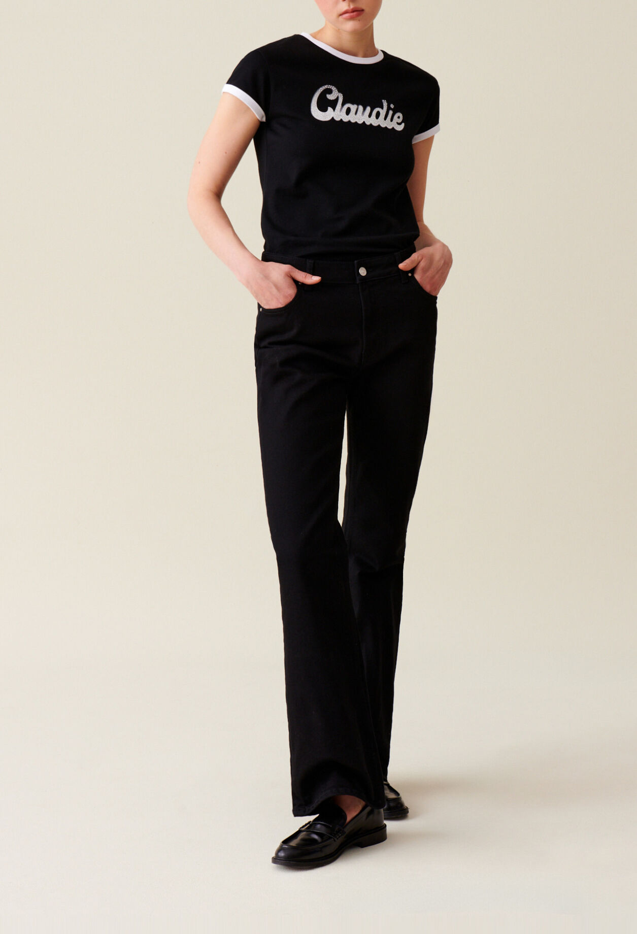 Camiseta de algod&oacute;n Claudie