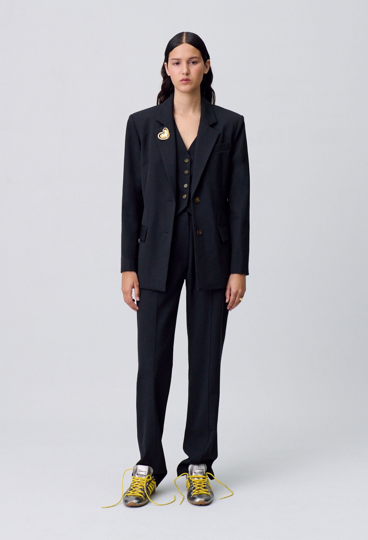 Chaqueta recta de traje