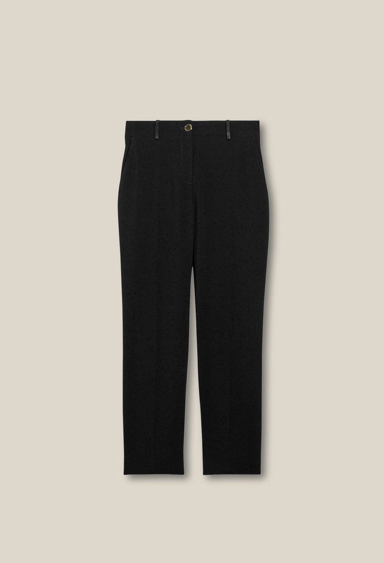Pantalones de traje liso