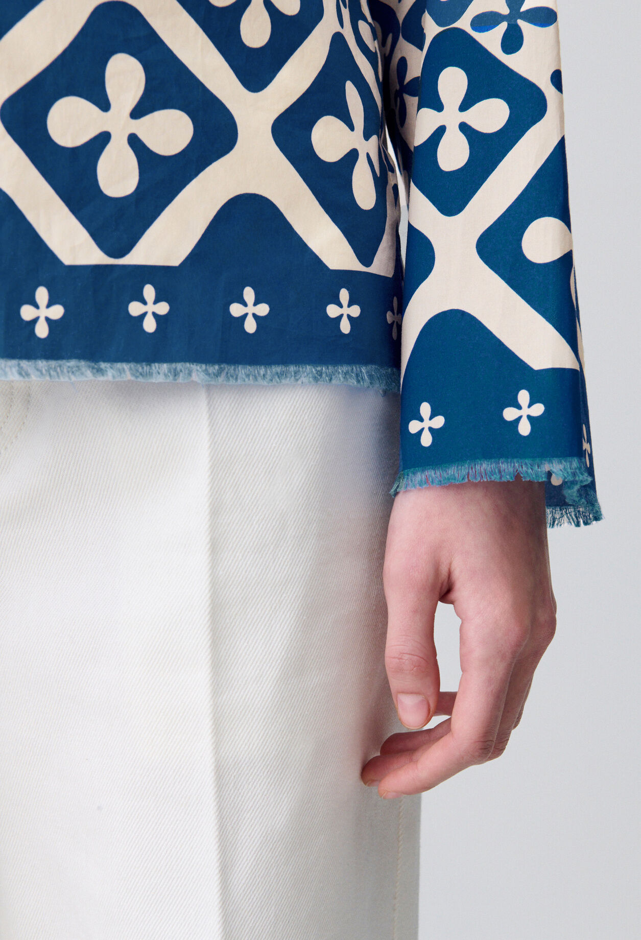 Camisa fluida estampada