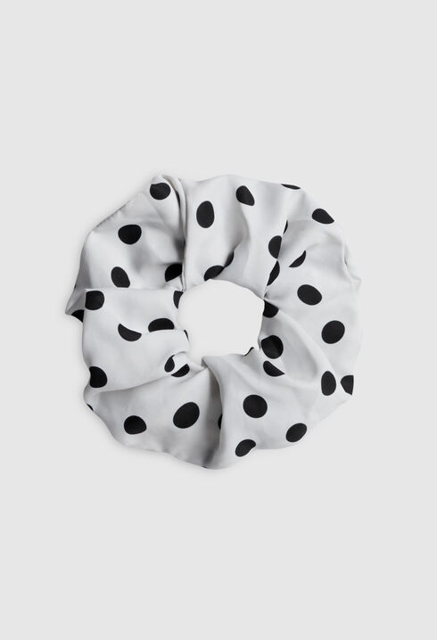 Coletero estampado de lunares en crudo