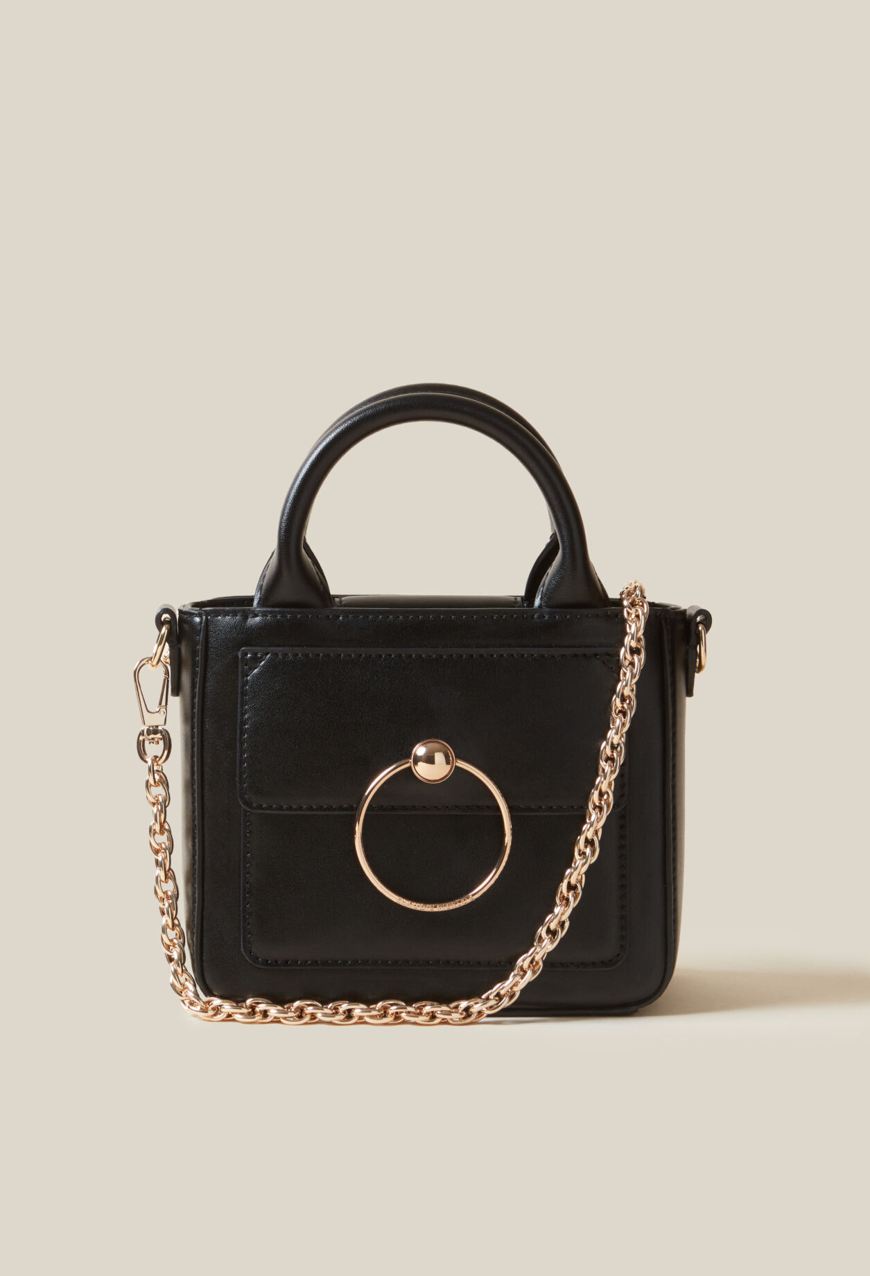 Mini bolso Anouck piel lisa cadena