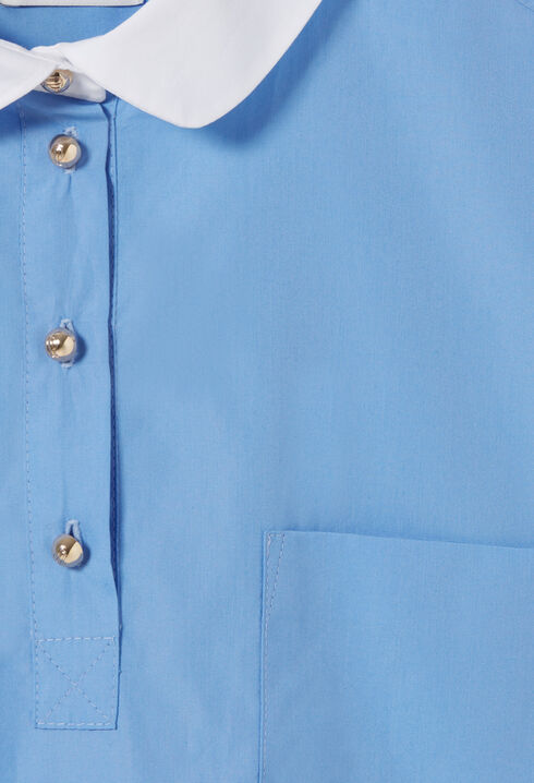 Top con cuello Peter Pan