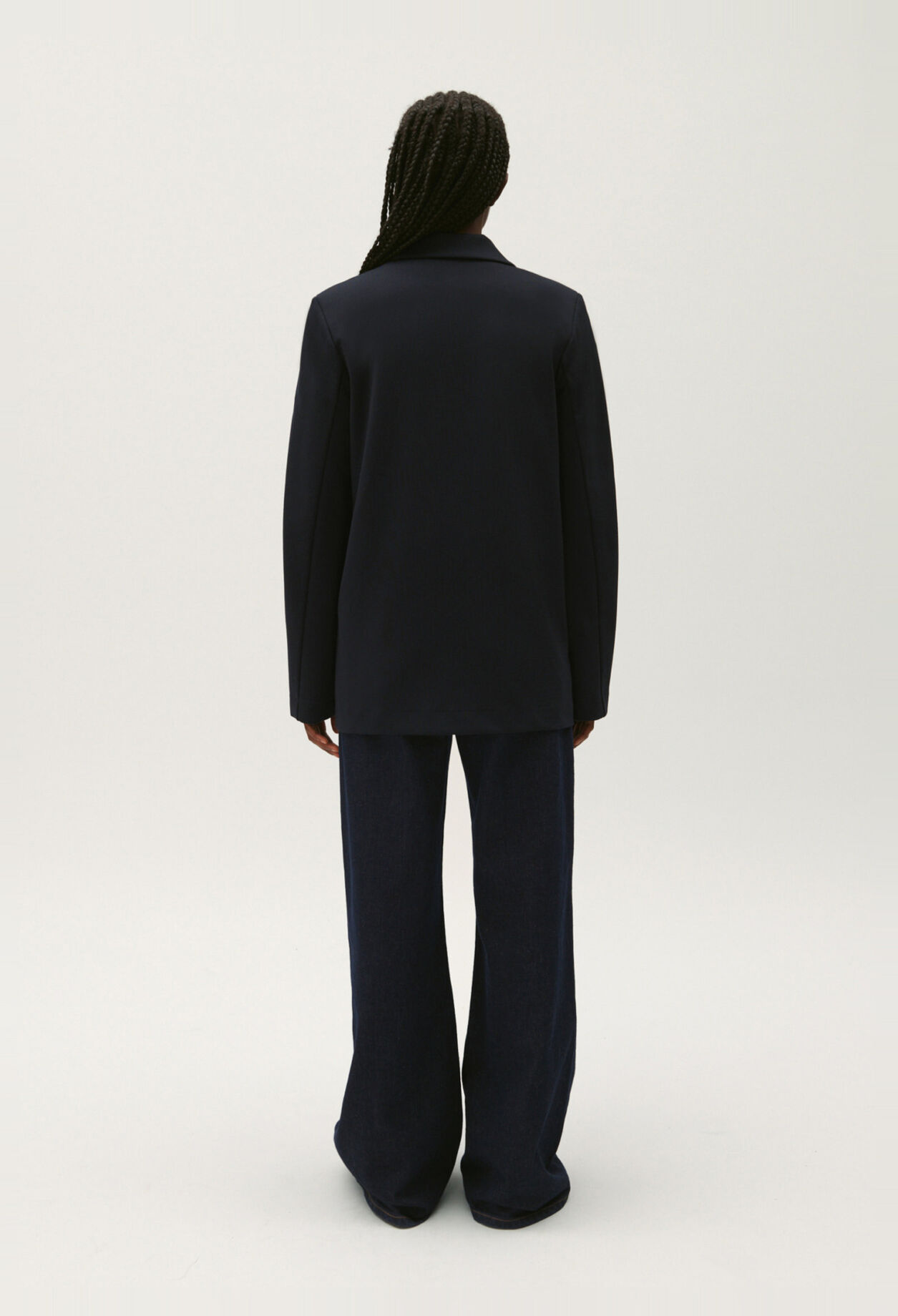 Chaqueta de traje azul marino