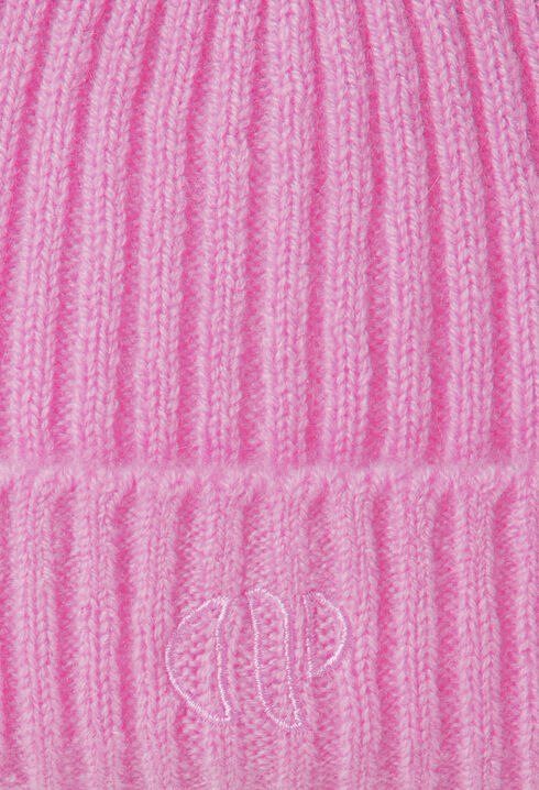 Gorro de canalé cachemir bordado CP