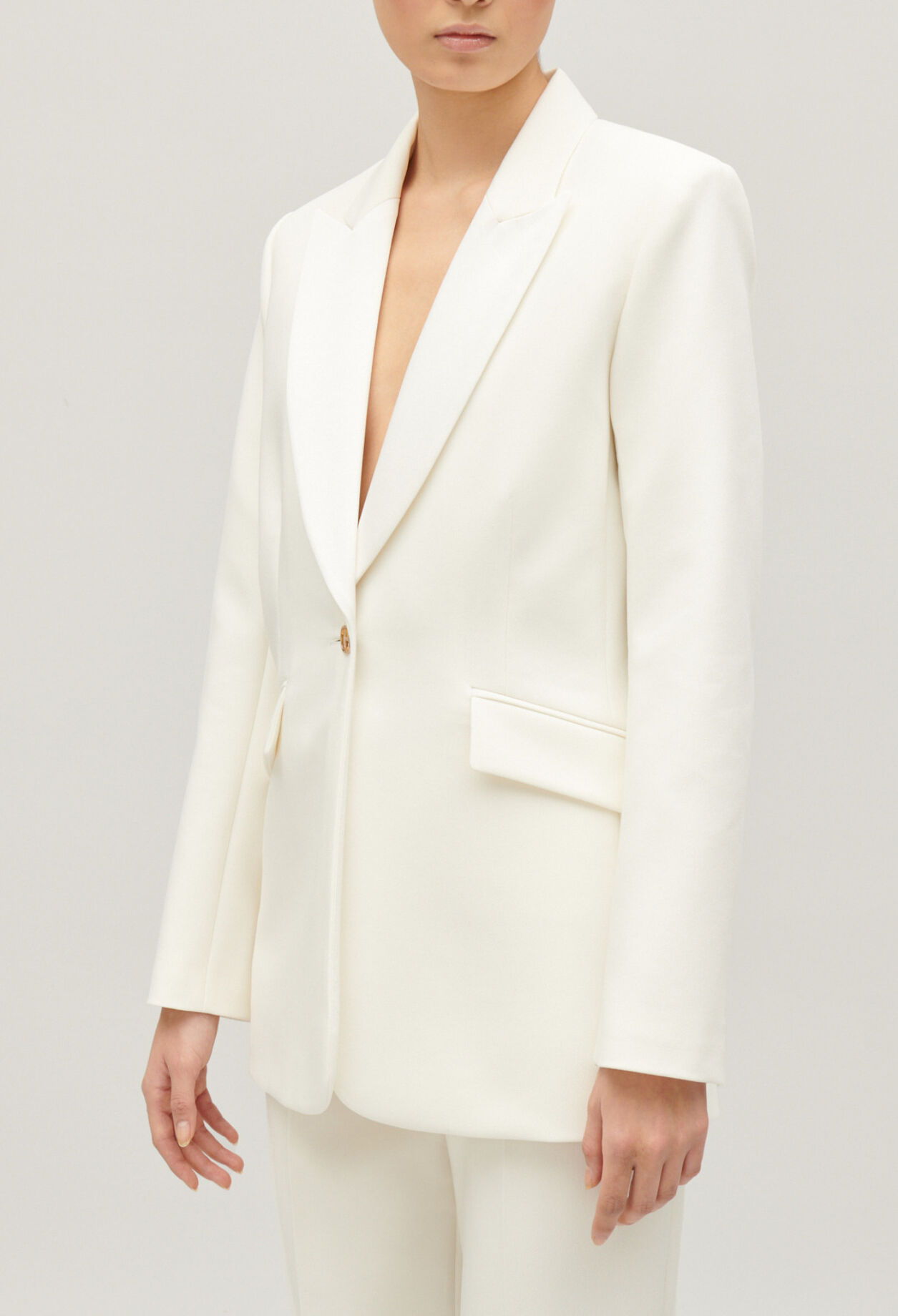 Chaqueta de sastre bimaterial