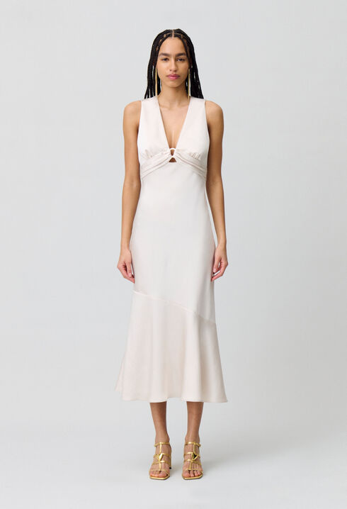 Vestido largo fluido