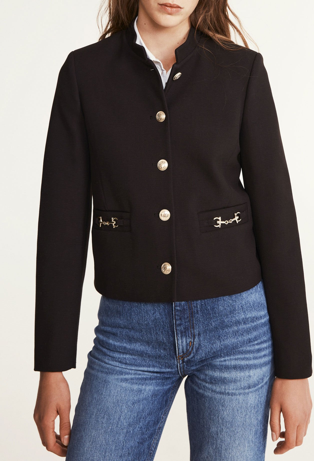Chaqueta recta