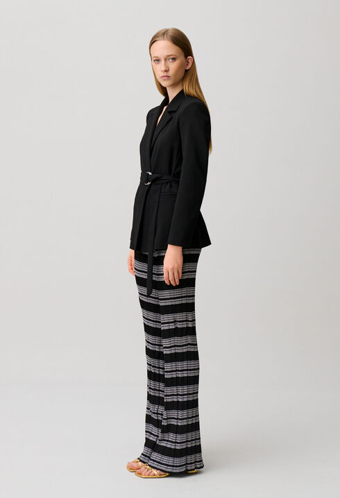 Chaqueta sastre lisa entallada