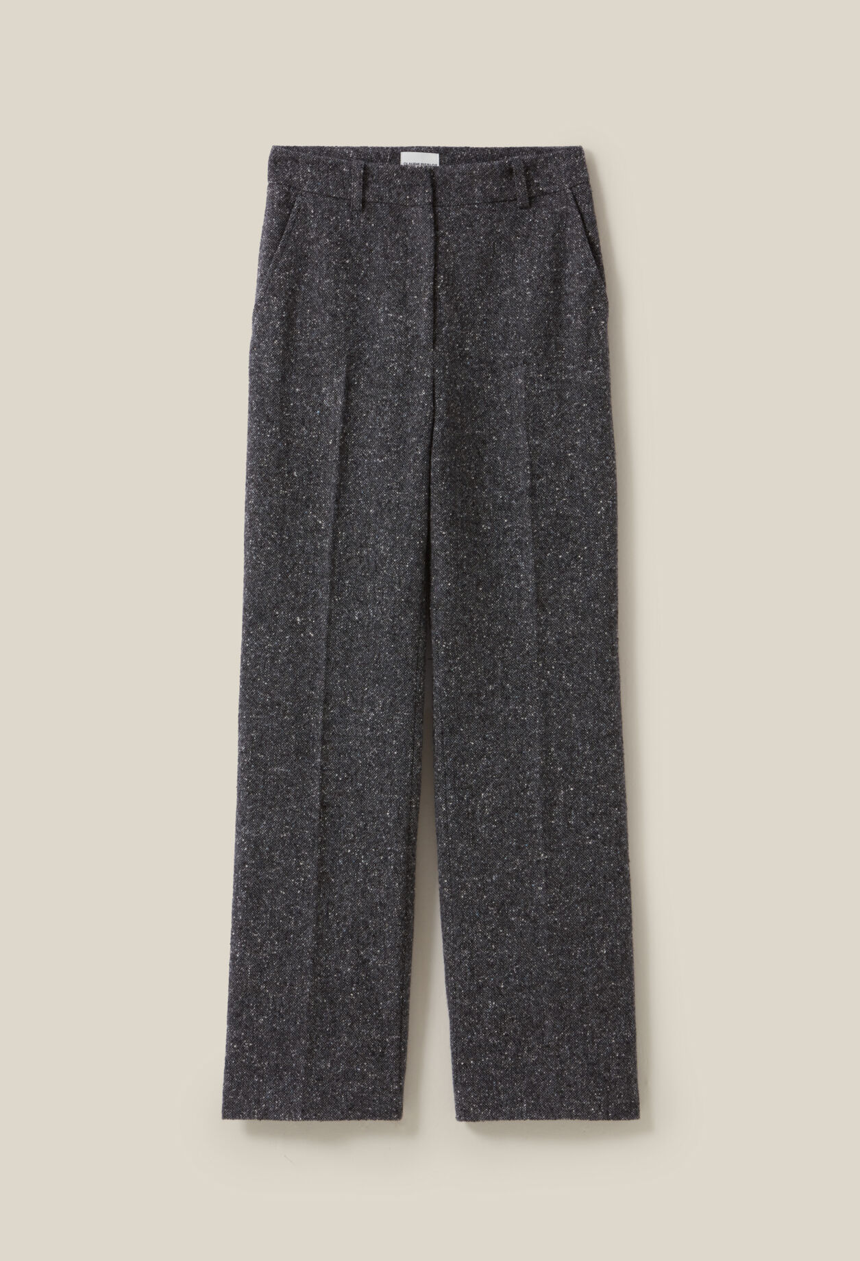 Pantalón de traje gris de lana