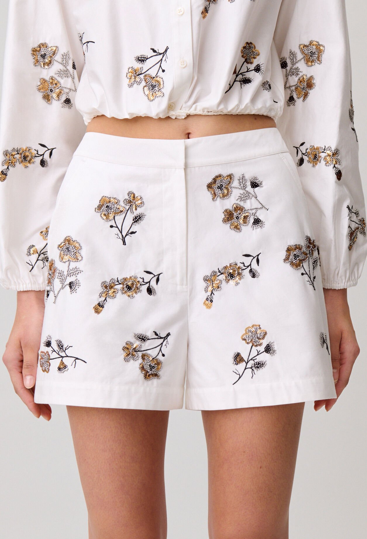 Shorts de flores