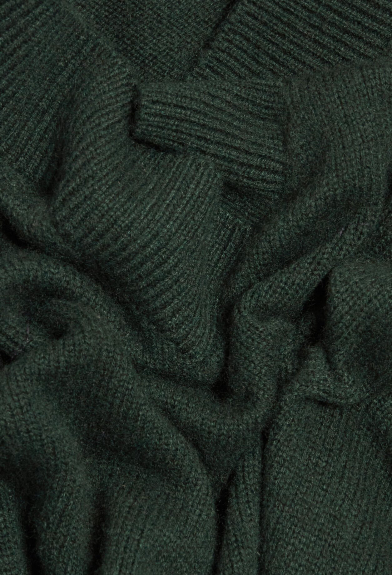 Vestido jersey con cuello de pico