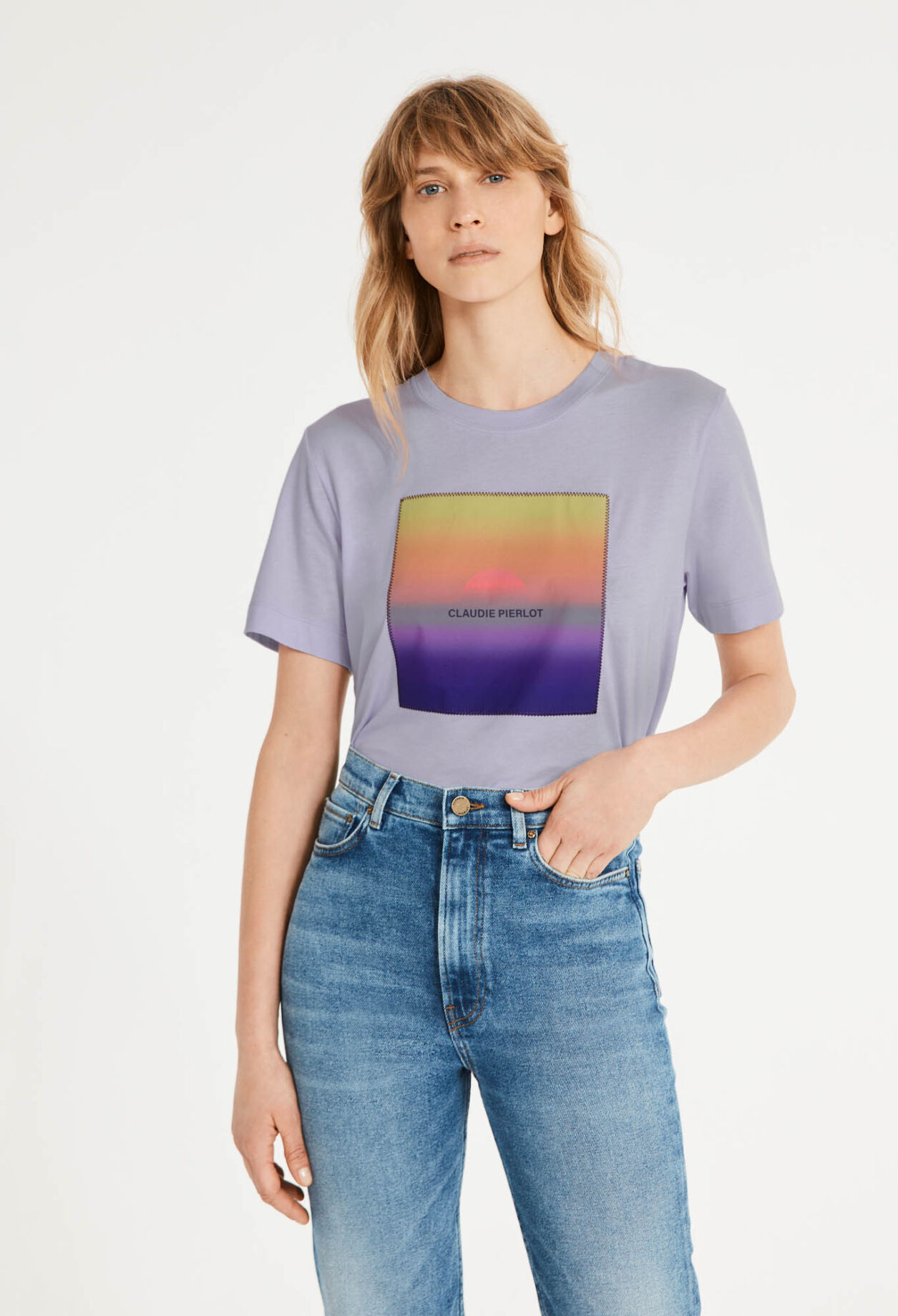 Camiseta lila