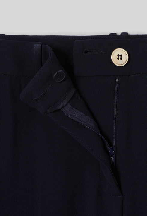 Pantalones de traje liso