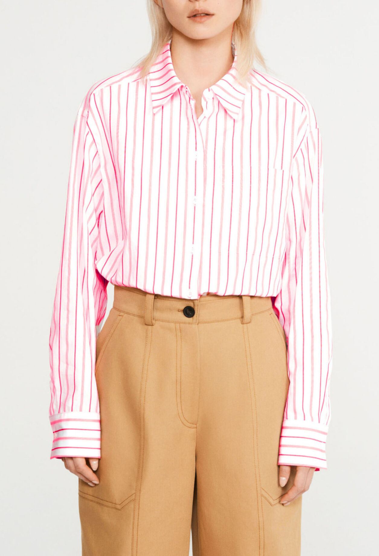 Camisa de rayas oversize