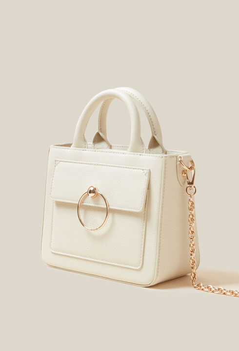 Bolso Anouck piel granulada cadena