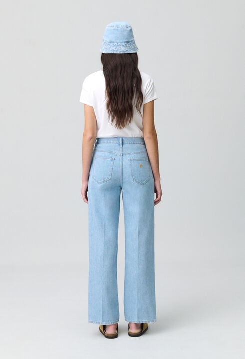 Vaqueros anchos de denim