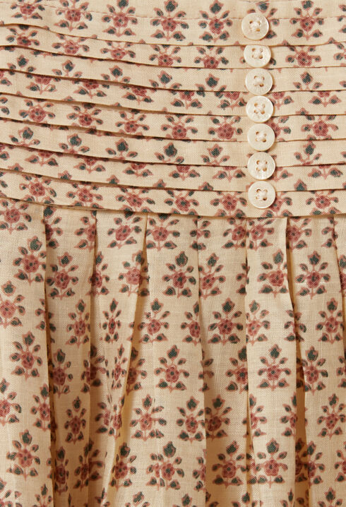 Falda corta estampada