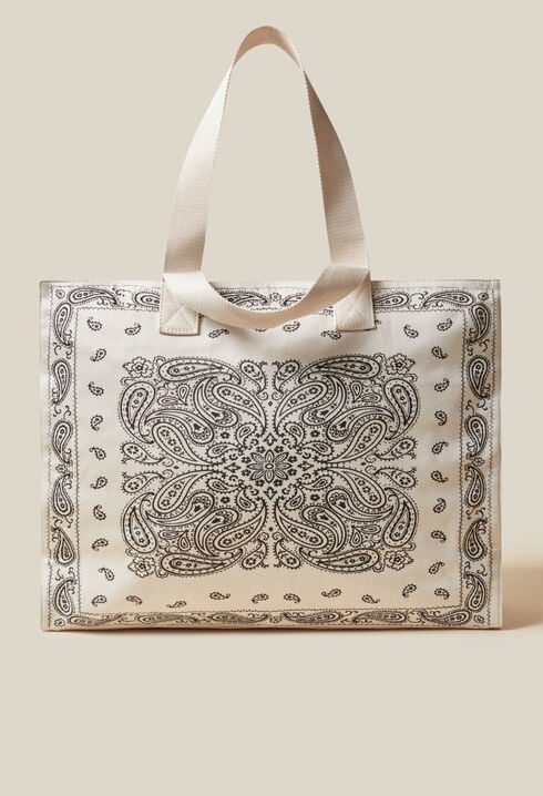 Bolsa de compra de algodón reciclado 