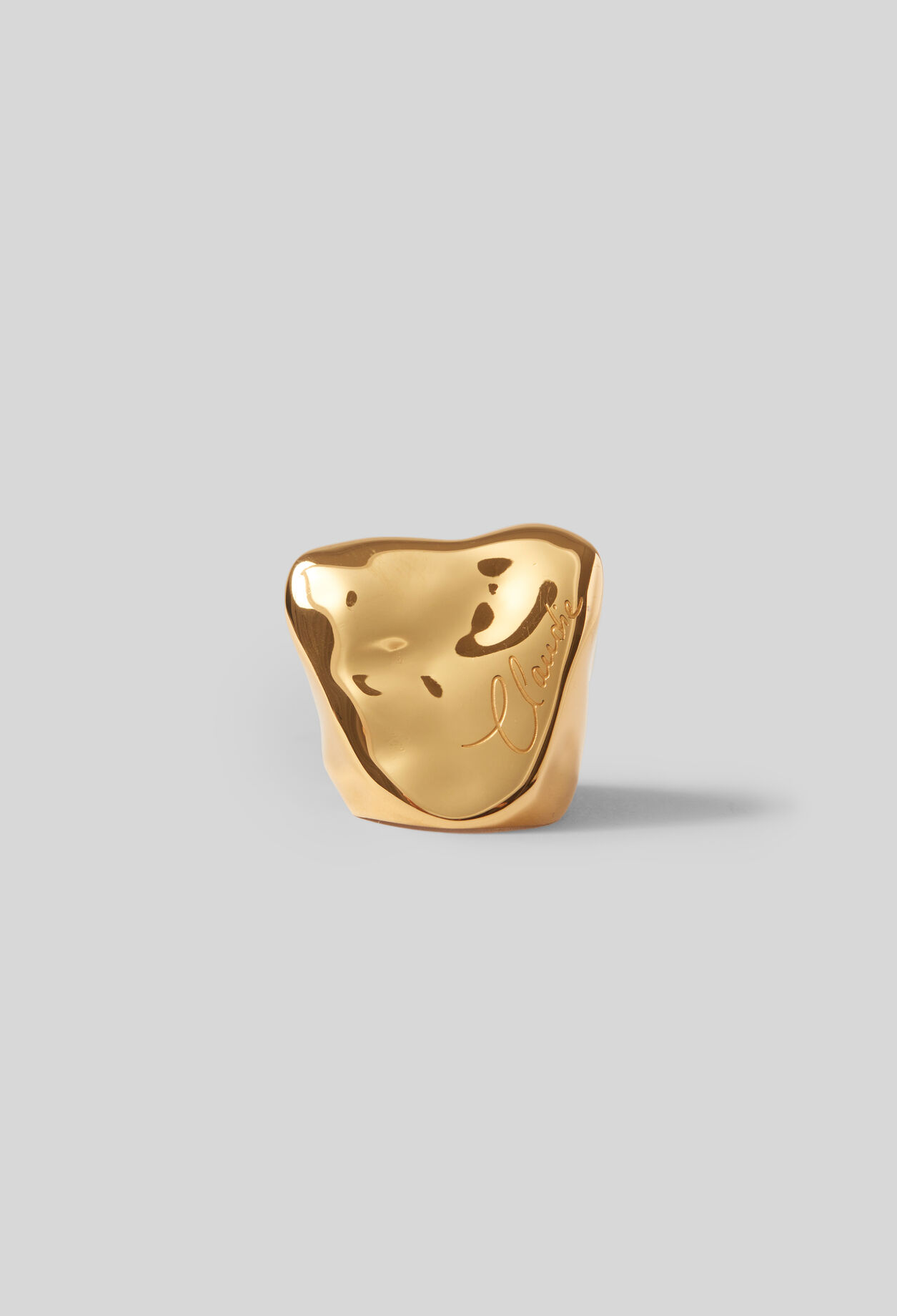 Anillo de sello en forma de corazón