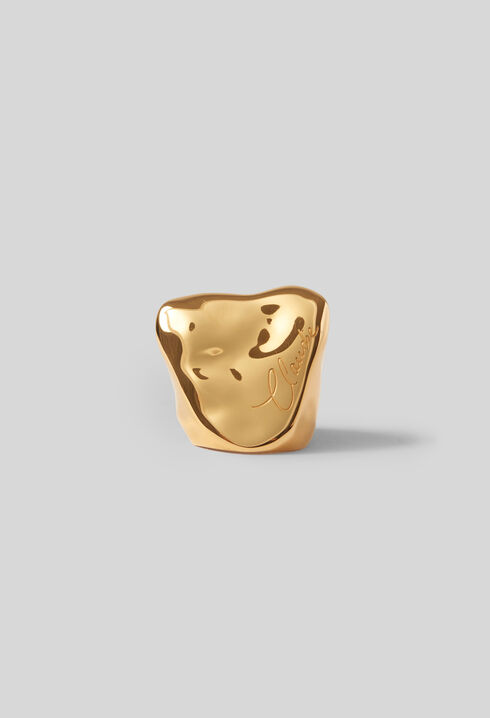 Anillo de sello en forma de corazón