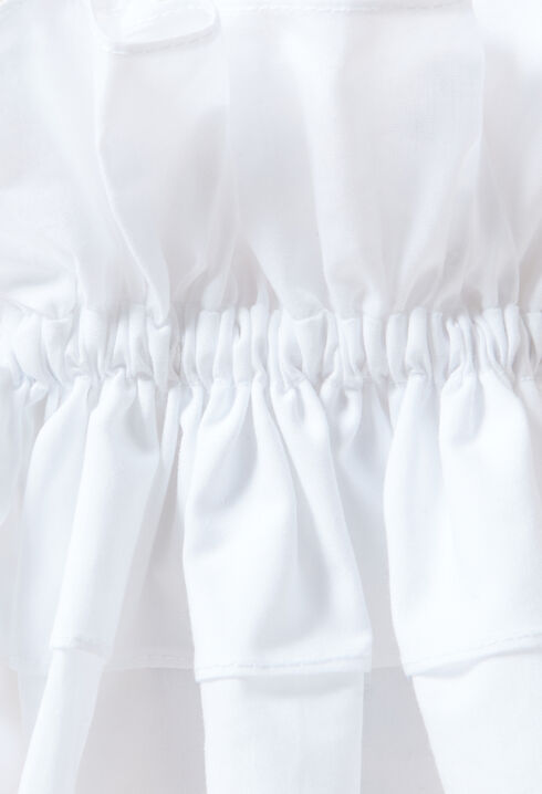 Puños camisa con frunces