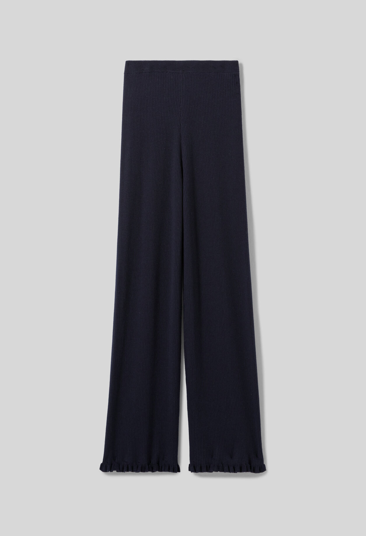 Pantalón de punto acampanado